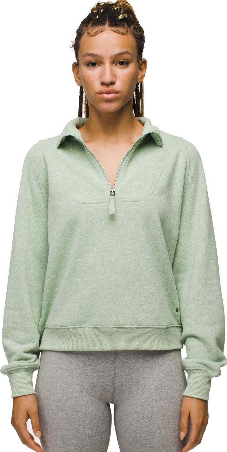 Cozy Up Pullover - Womens - Pale Aloe Heather 2