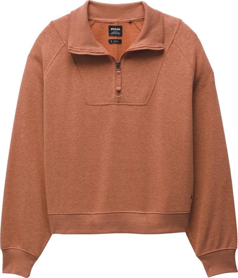 Cozy Up Pullover - Womens - Terracotta Heather 1