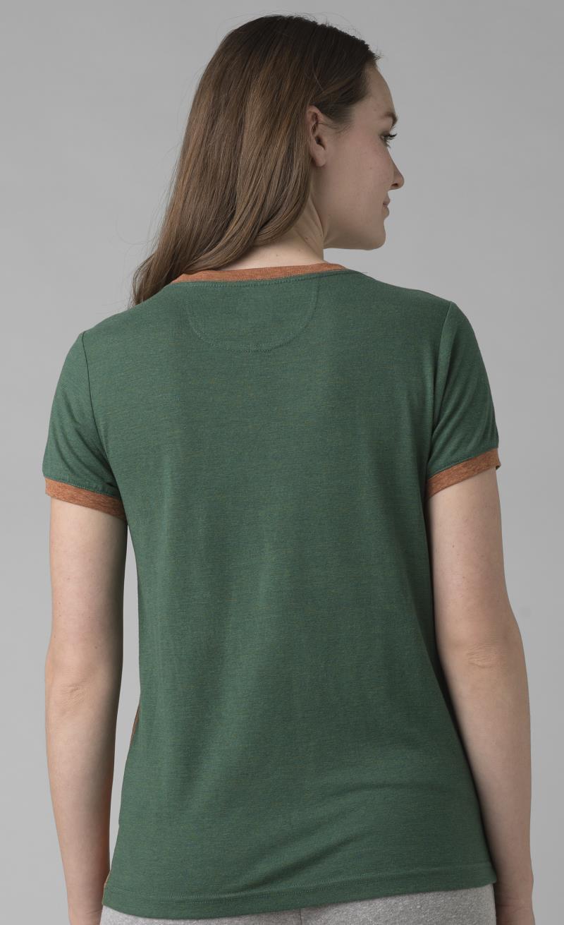 Cozy Up Ringer Tee - Womens - Dark Ale 3