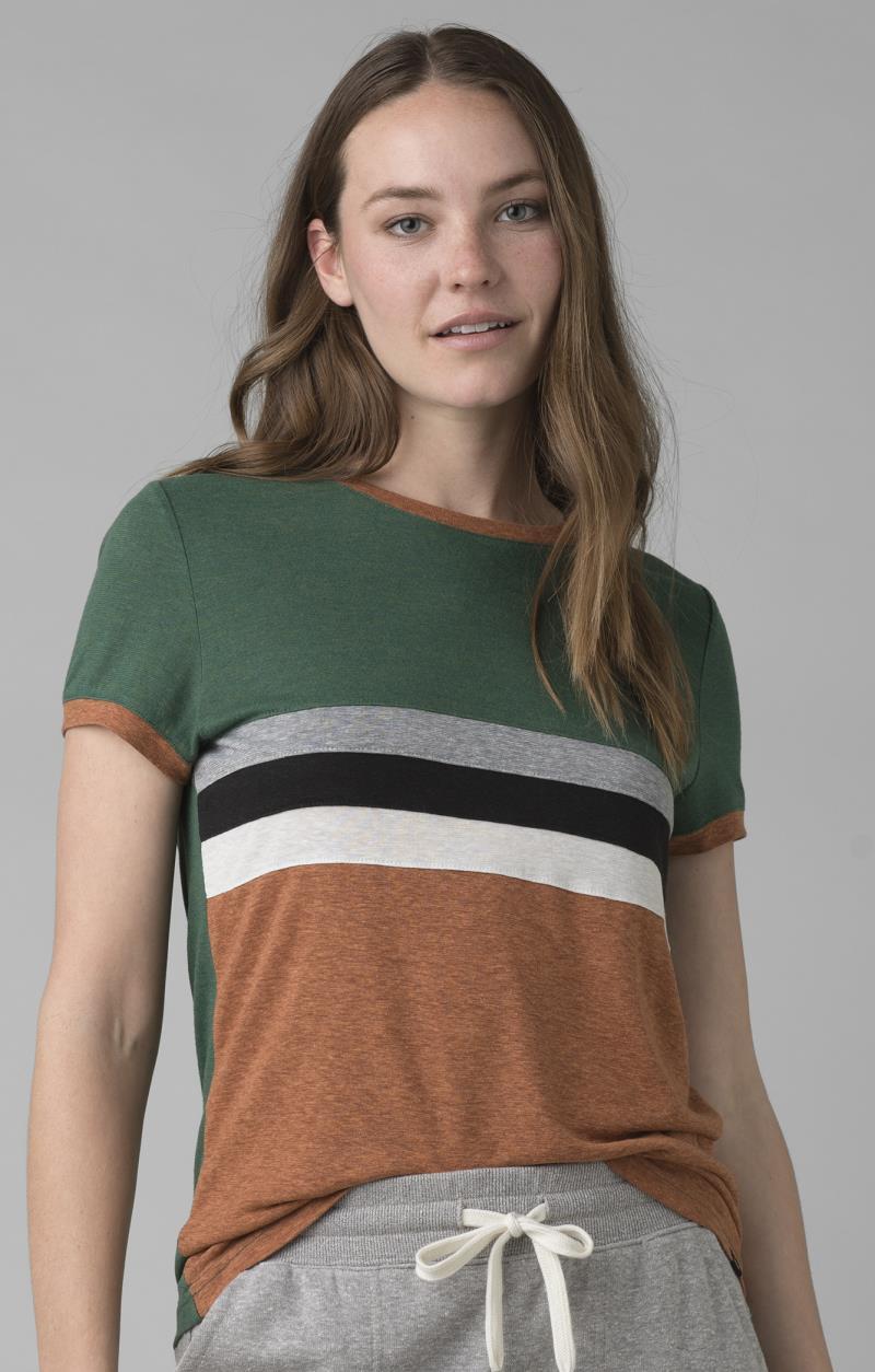Cozy Up Ringer Tee - Womens - Dark Ale 2