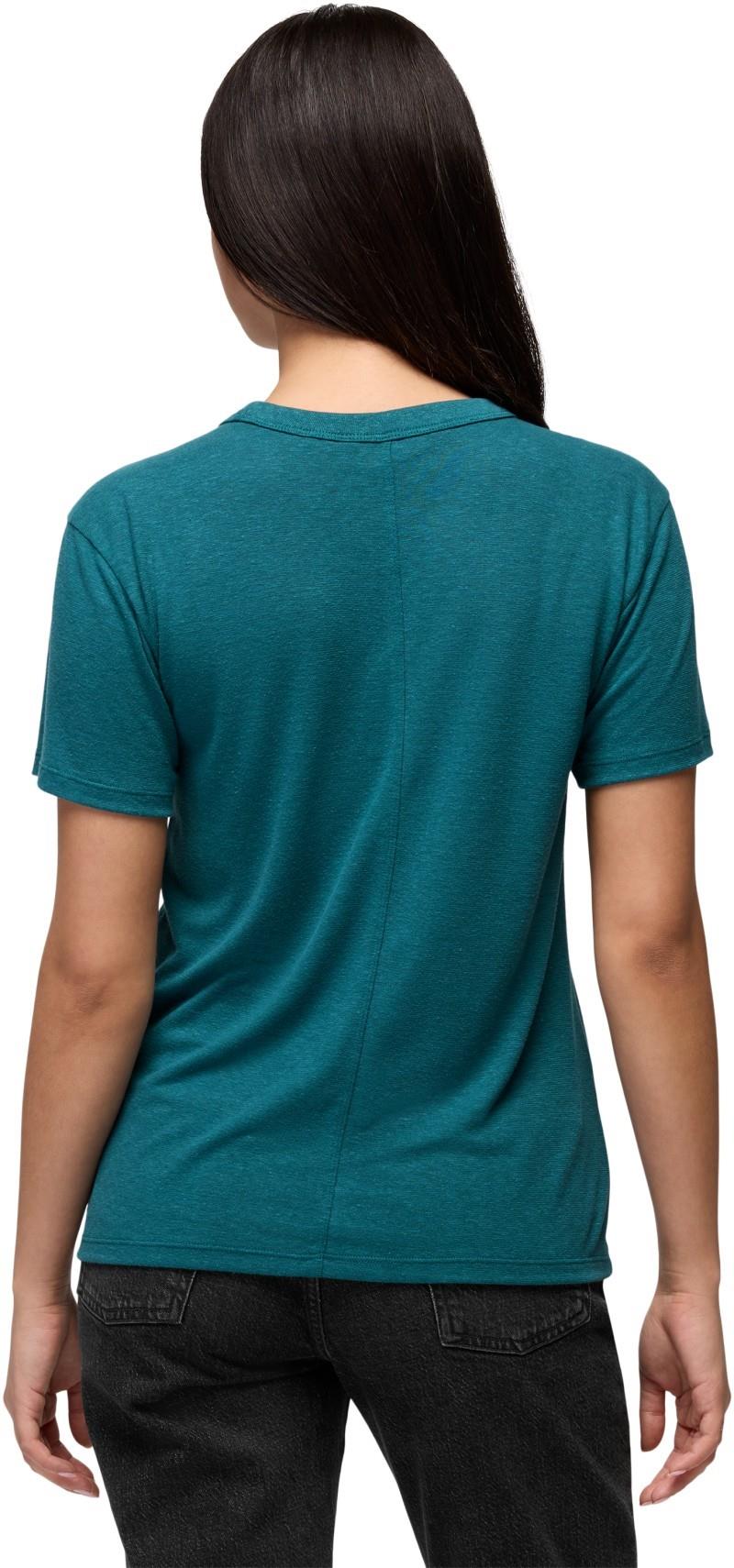 Cozy Up SS Crew - Womens - blue coral 1