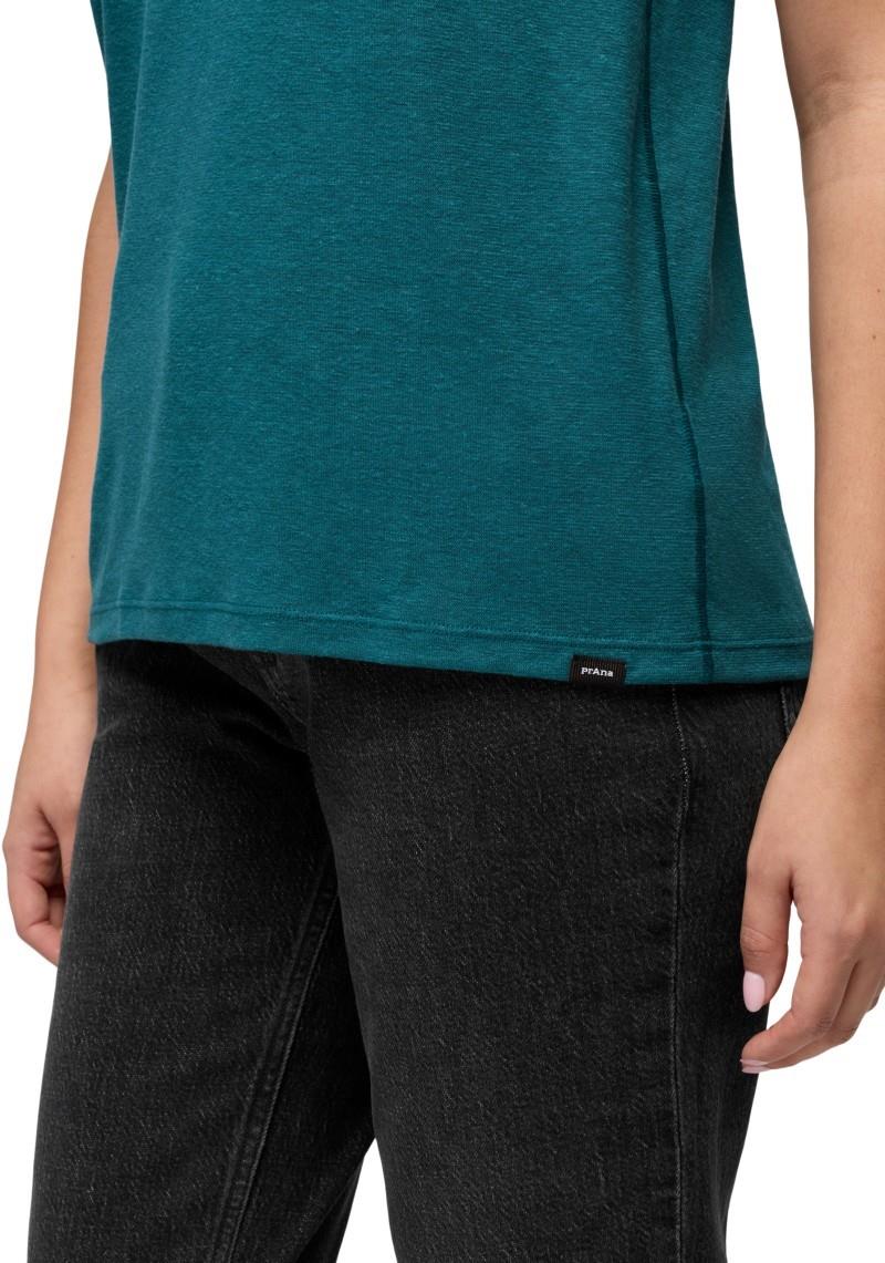 Cozy Up SS Crew - Womens - blue coral 1