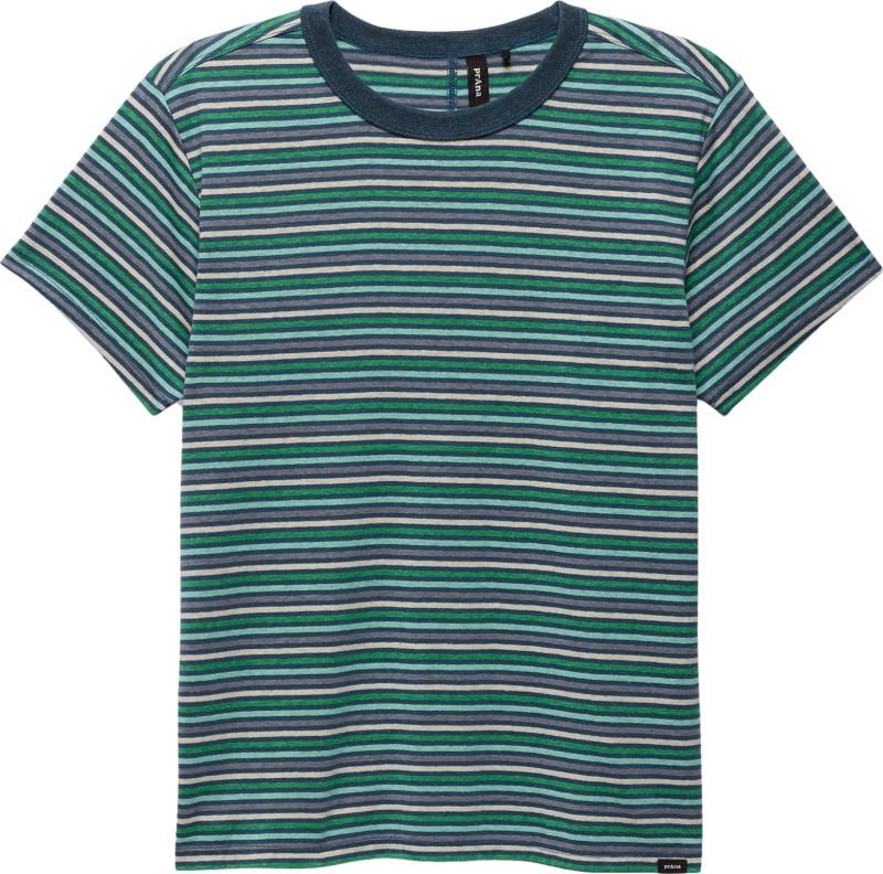 Cozy Up SS Crew - Womens - bluff blue stripe 1
