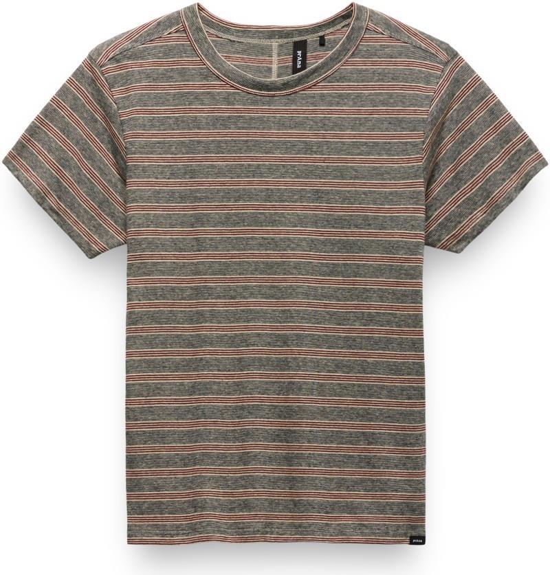 Cozy Up SS Crew - Womens - cacao stripe 1