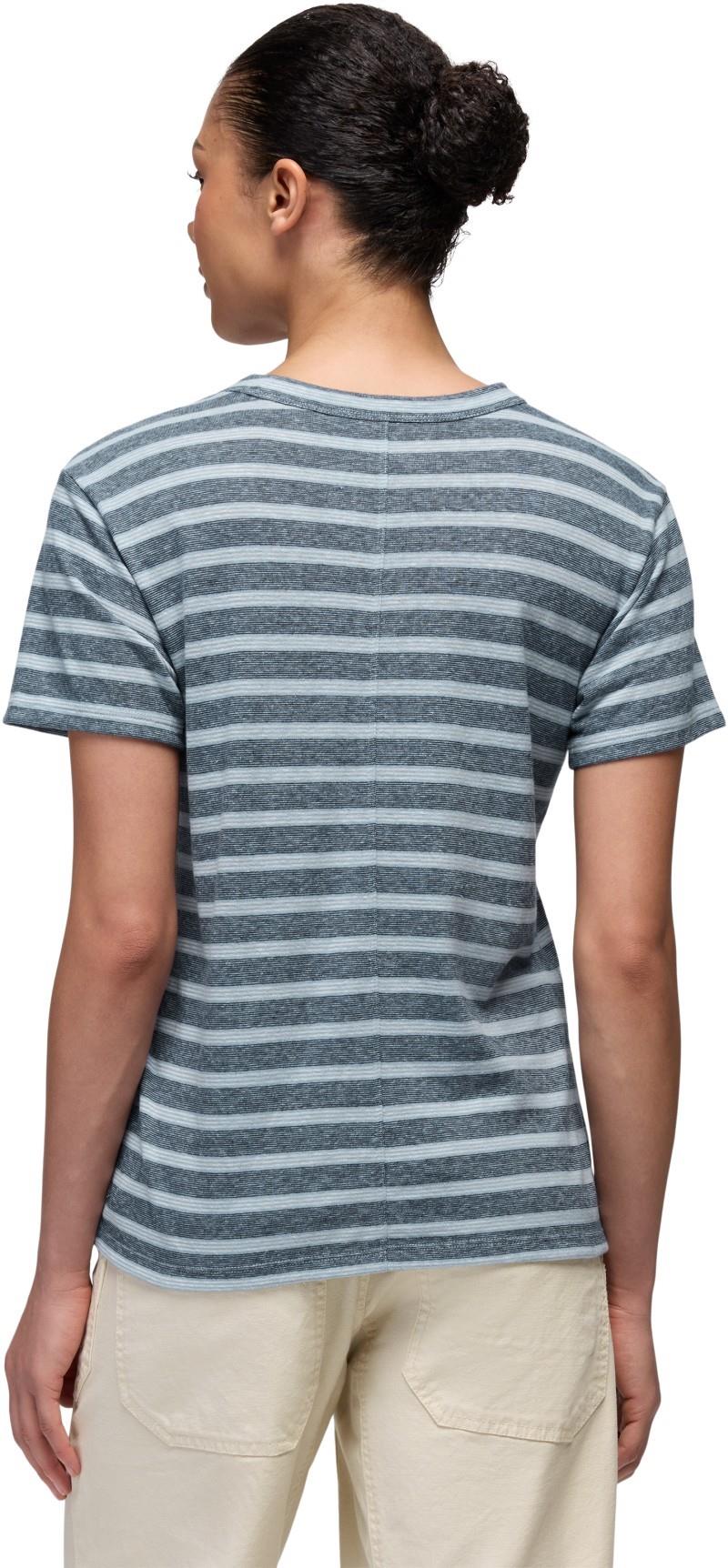 Cozy Up SS Crew - Womens - glacier skies stripe 1