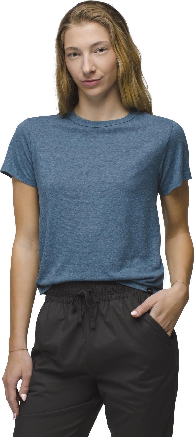 Cozy Up SS Crew - Womens - high tide heather 1