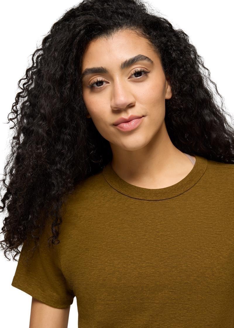 Cozy Up SS Crew - Womens - retro olive 1