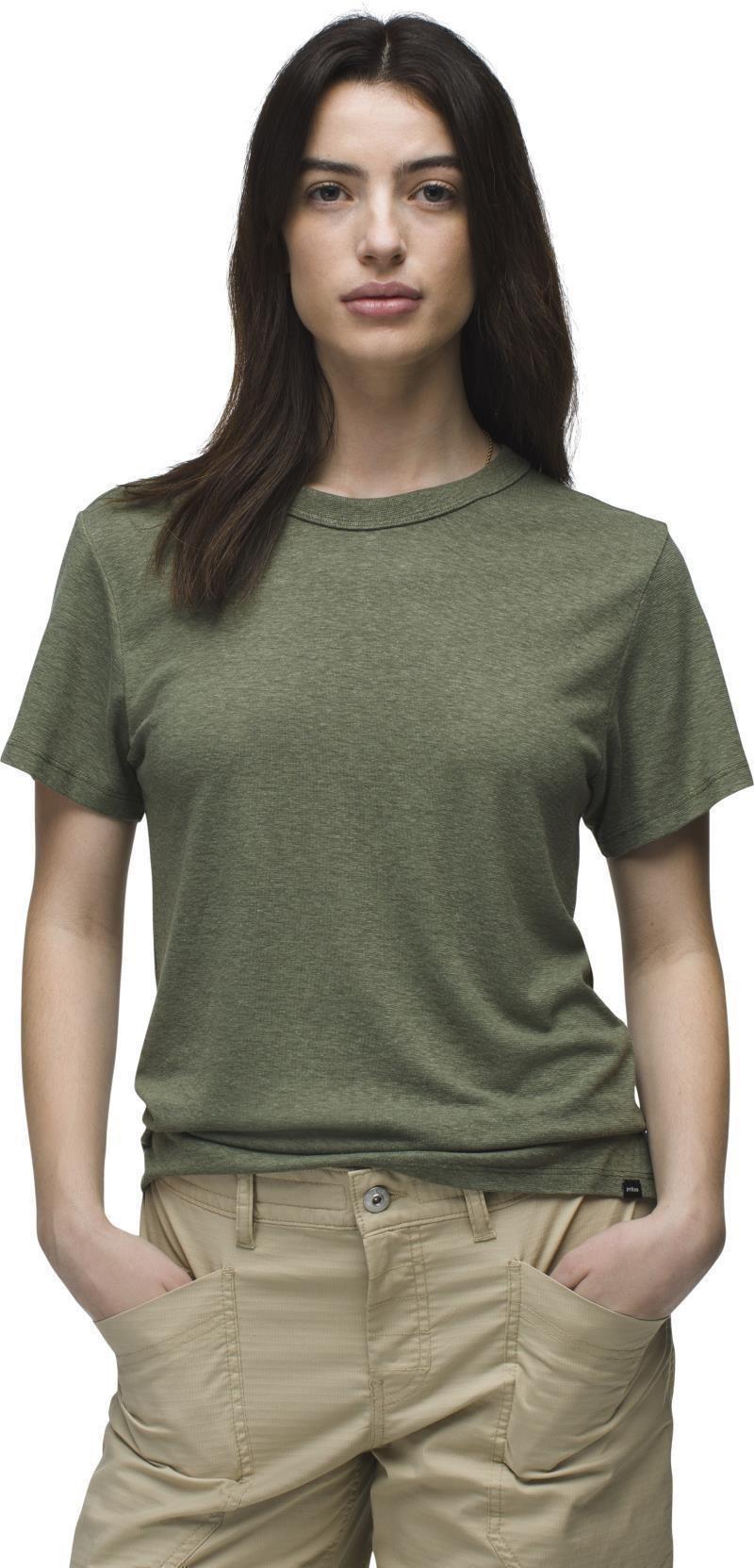Cozy Up SS Crew - Womens - rye green 1