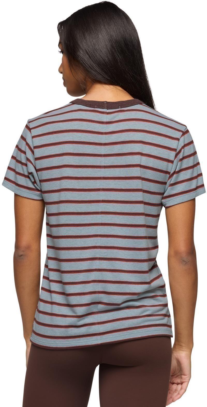 Cozy Up SS Crew - Womens - saltwater stripe 1