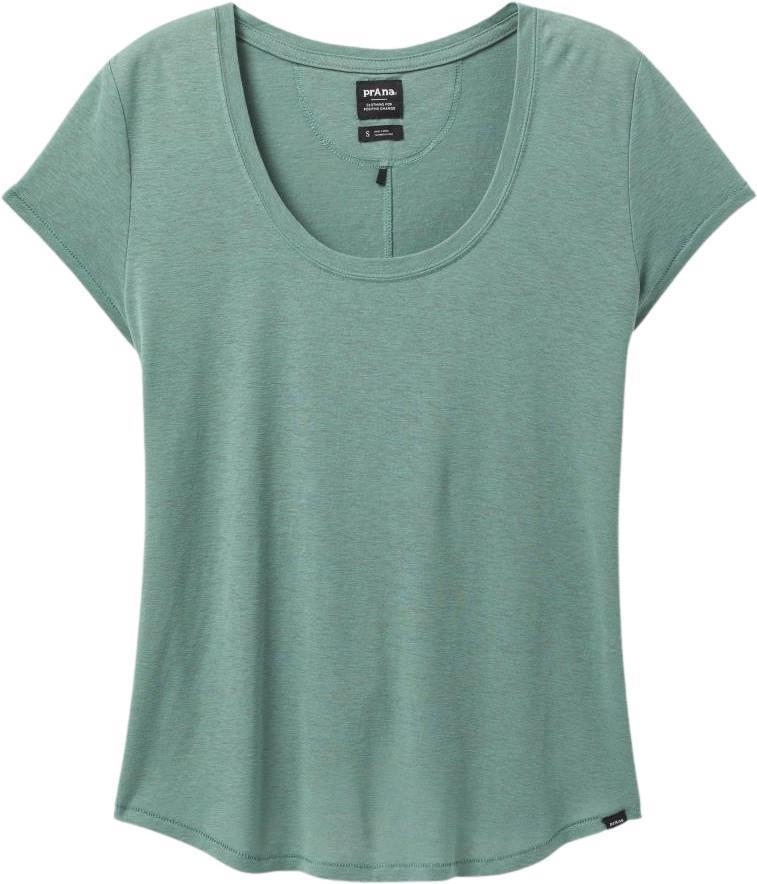 Cozy Up Scoop Neck Tee - Womens - Cove Heather 1