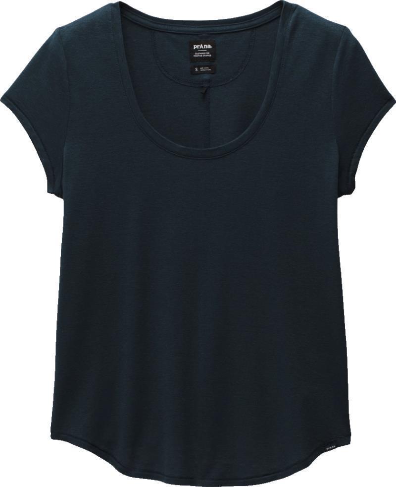 Cozy Up Scoop Neck Tee - Womens - Stormy Night Heather 1