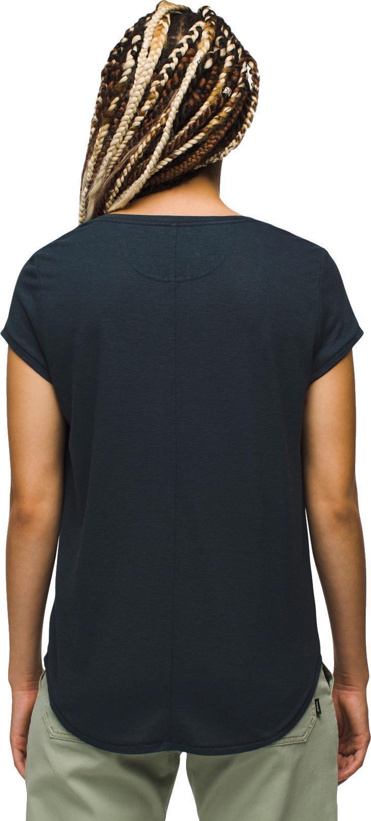 Cozy Up Scoop Neck Tee - Womens - Stormy Night Heather 3