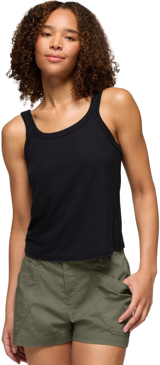 Cozy Up Scoop Tank - Womens - black 1