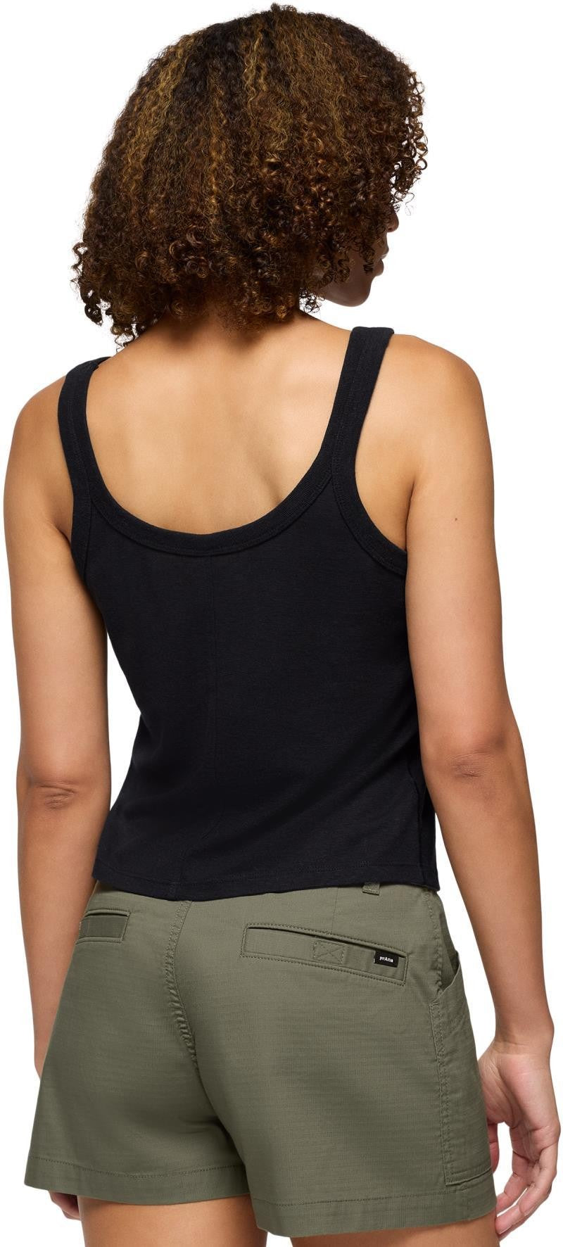 Cozy Up Scoop Tank - Womens - black 1