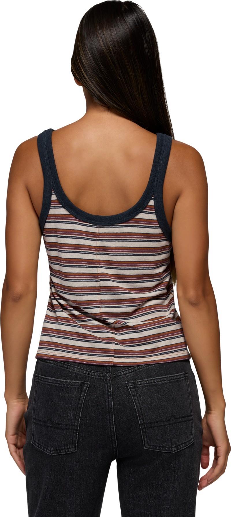 Cozy Up Scoop Tank - Womens - stormy night stripe 1