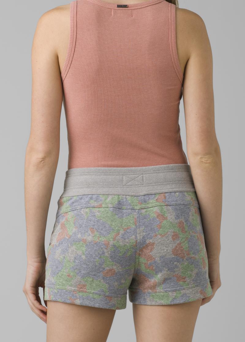 Cozy Up Shorts, 3" Inseam - Womens - Heather Grey Montage 3