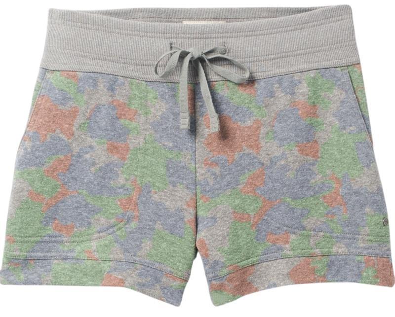 Cozy Up Shorts, 3" Inseam - Womens - Heather Grey Montage 1