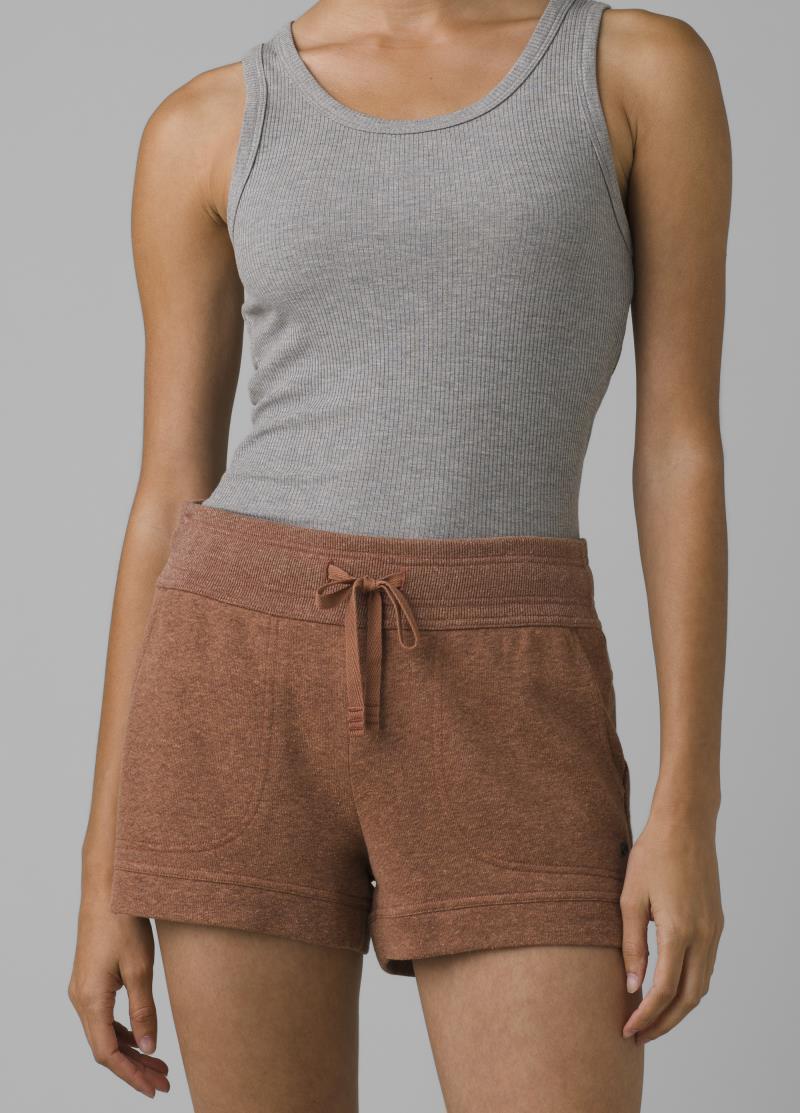 Cozy Up Shorts, 3" Inseam - Womens - Terra Heather 2