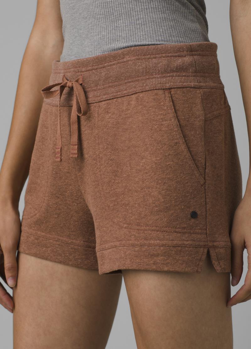 Cozy Up Shorts, 3" Inseam - Womens - Terra Heather 4