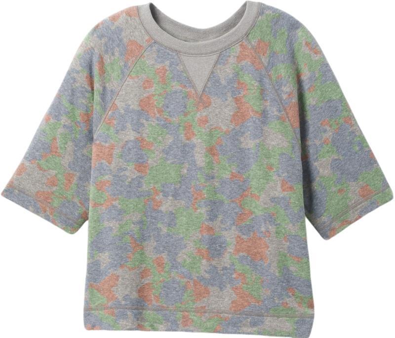 Cozy Up Sunfair Top - Womens - heather grey montage 1
