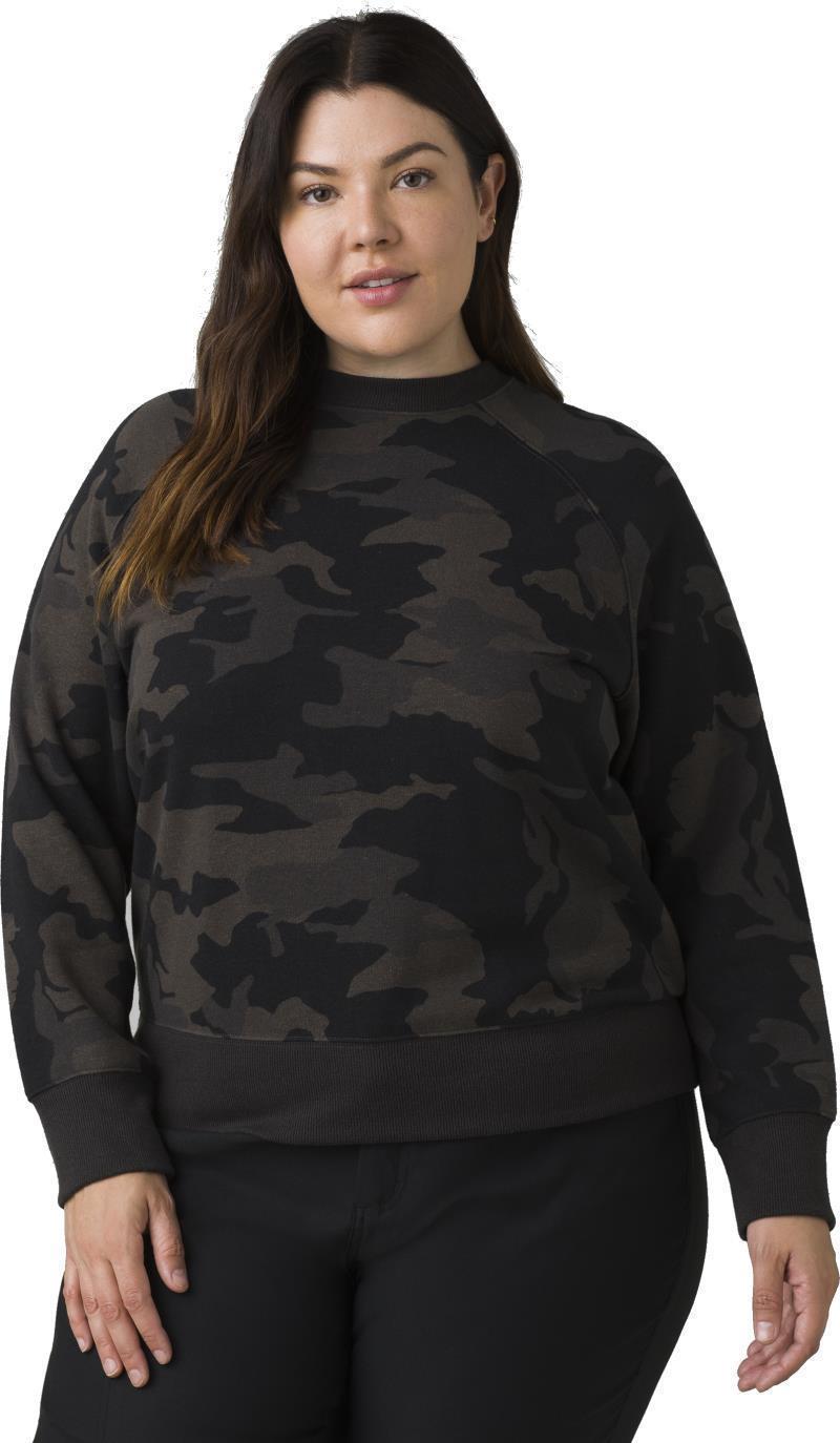 Cozy Up Sweatshirt Plus - Womens - Black Camo 2