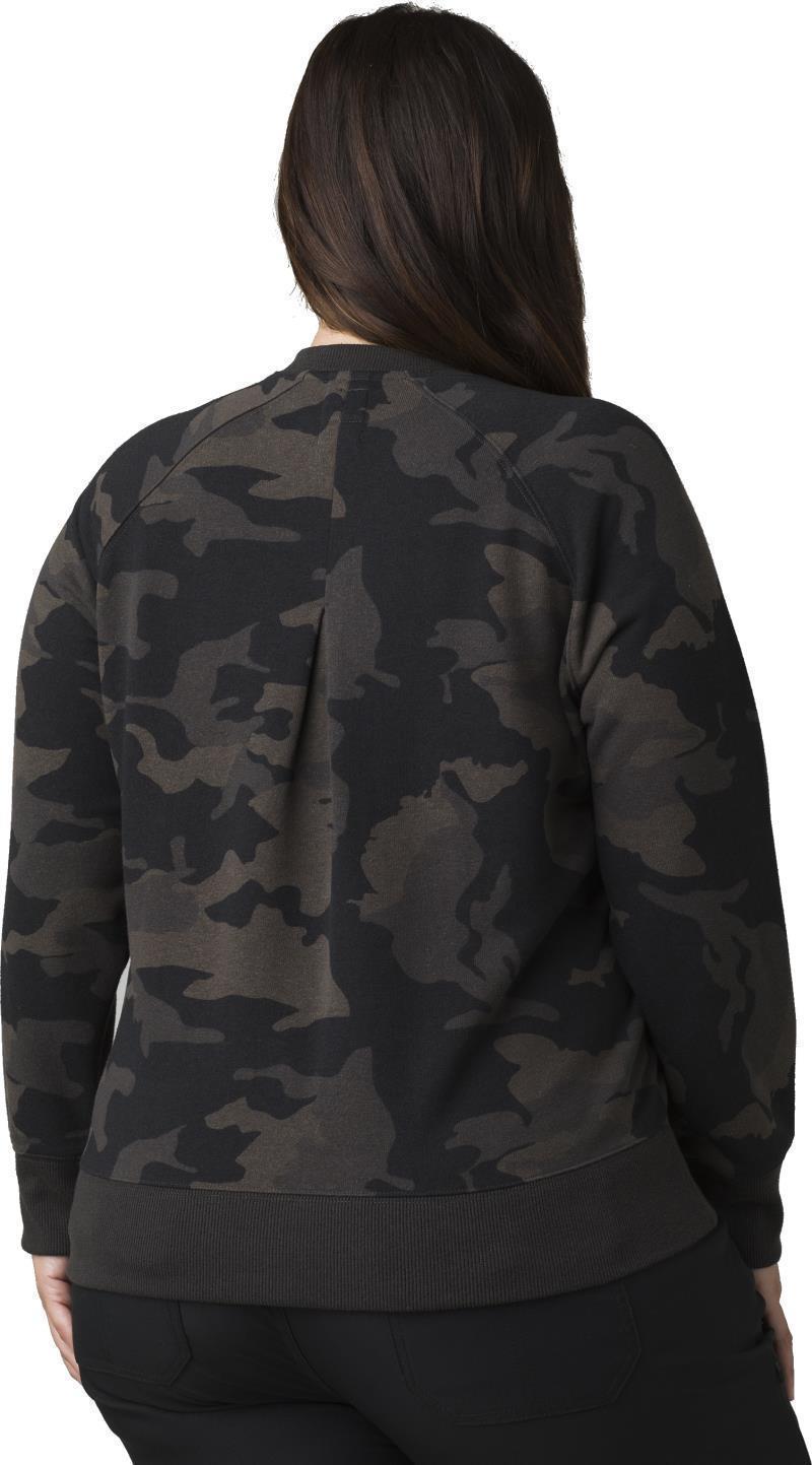Cozy Up Sweatshirt Plus - Womens - Black Camo 3