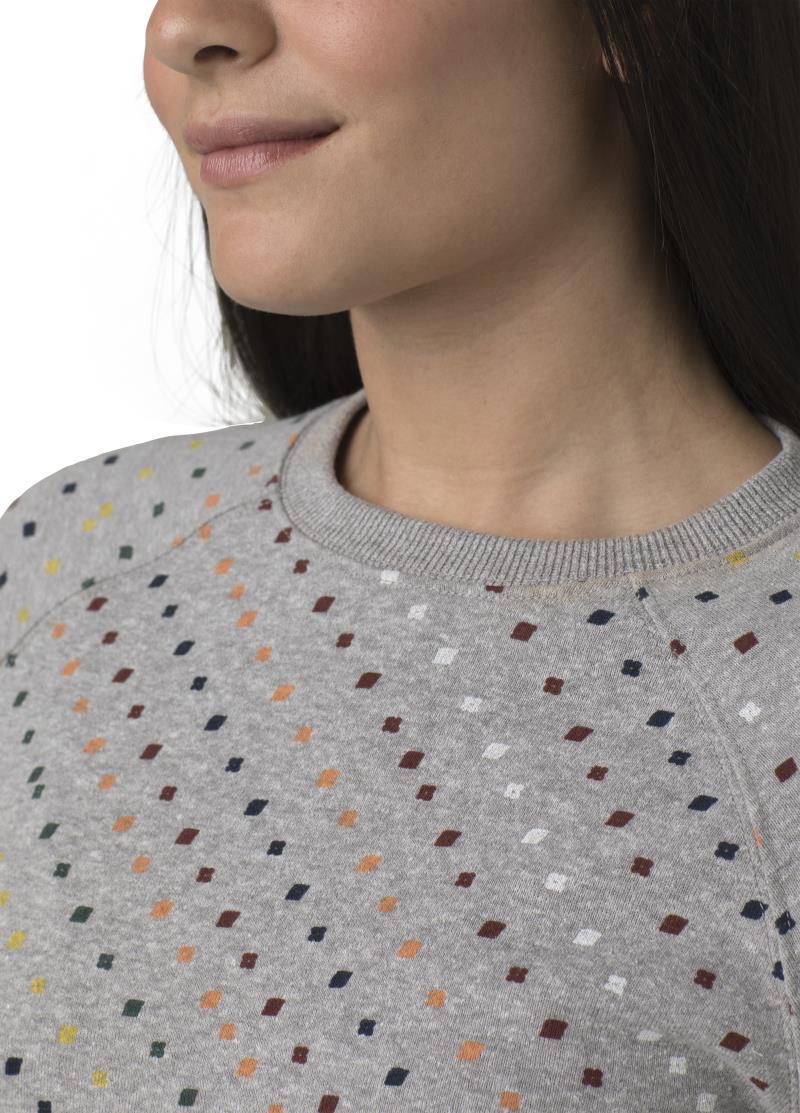 Cozy Up Sweatshirt - Womens - Heather Grey Ditsy Road 4
