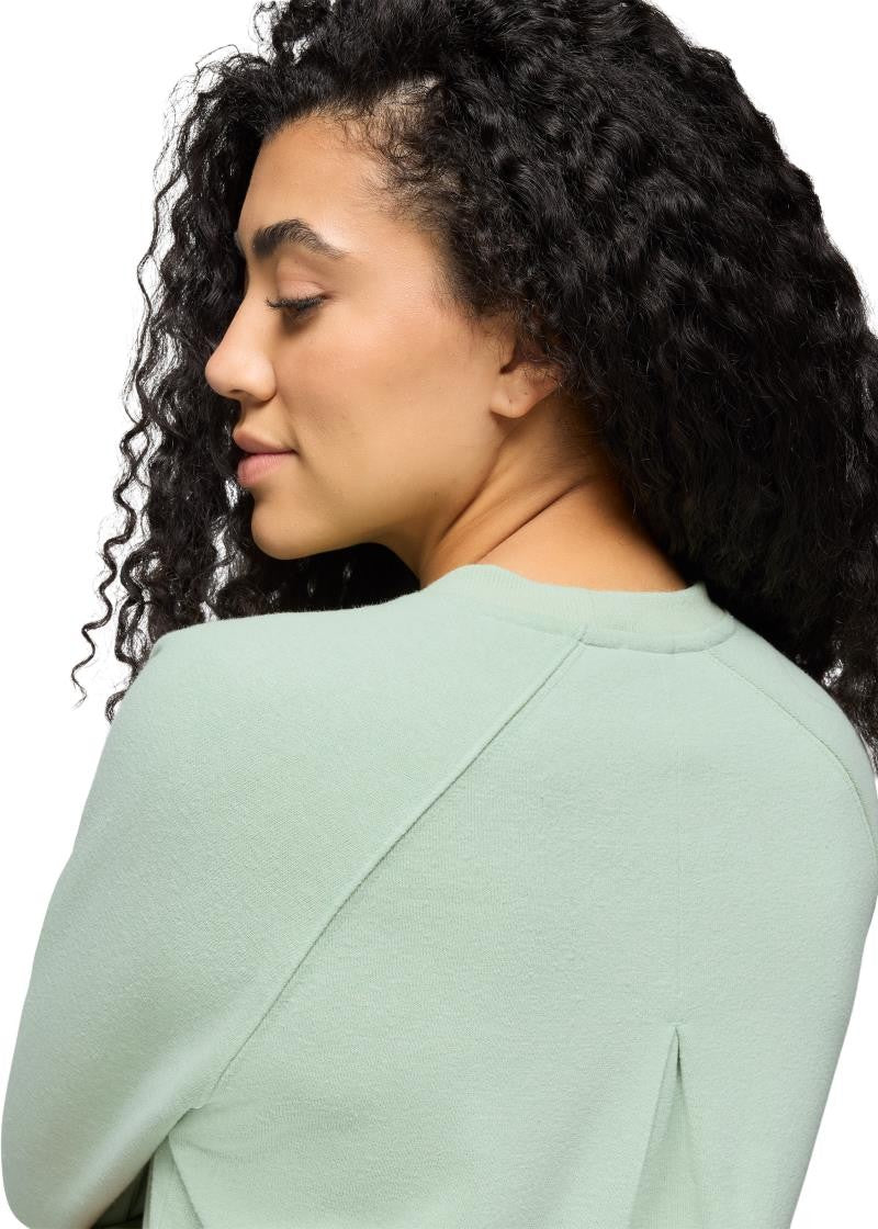 Cozy Up Sweatshirt - Womens - bio mint heather 1