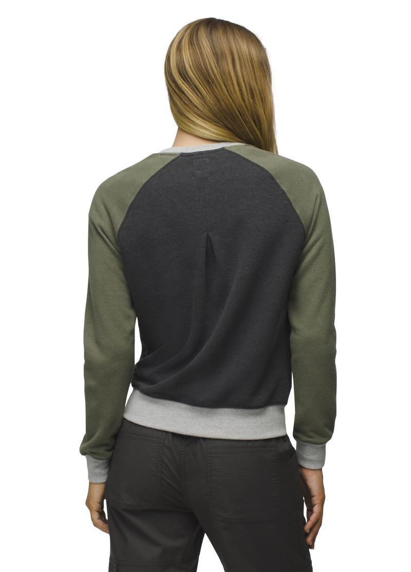 Cozy Up Sweatshirt - Womens - rye green block 1