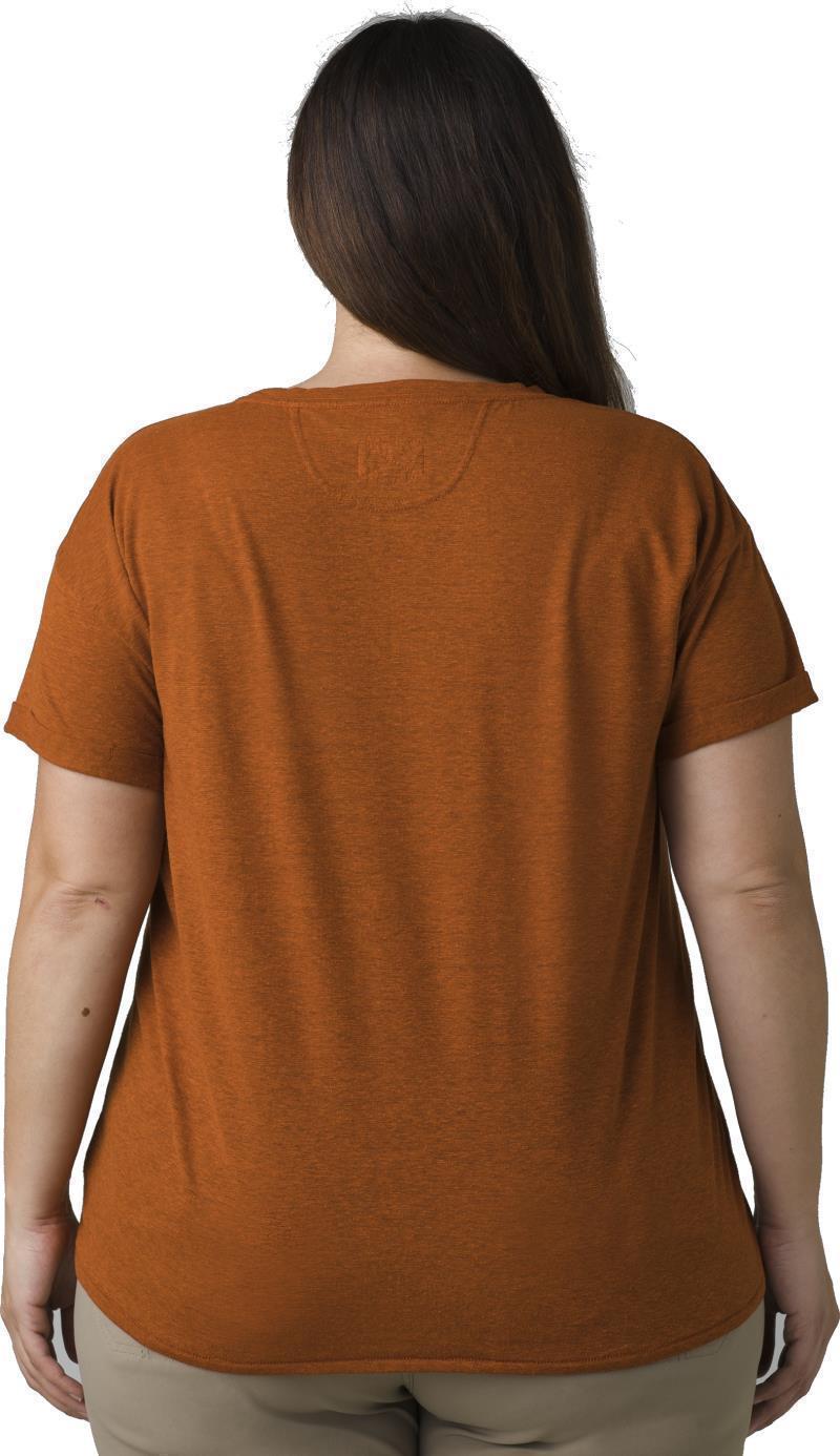 Cozy Up T-Shirt Plus - Womens - Gingerbread Heather 2