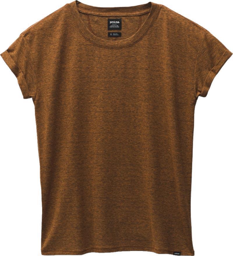 Cozy Up T-Shirt - Womens - Clay Heather 1