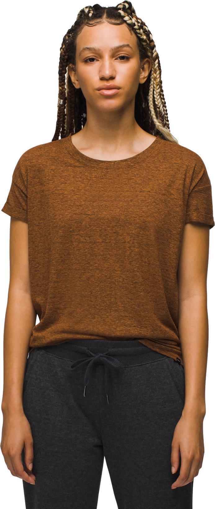 Cozy Up T-Shirt - Womens - Clay Heather 2