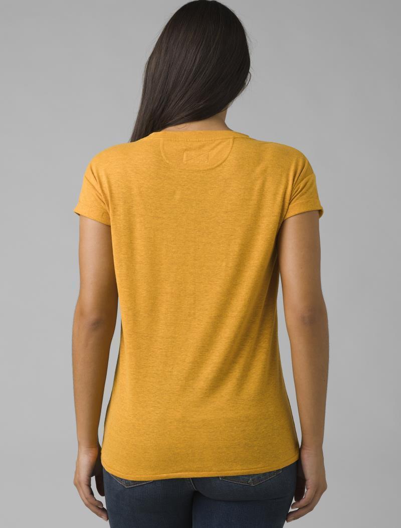 Cozy Up T-Shirt - Womens - Golden Hour Heather 3