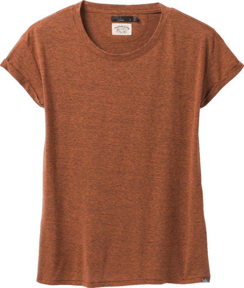 Cozy Up T-Shirt - Womens - cedar heather 1