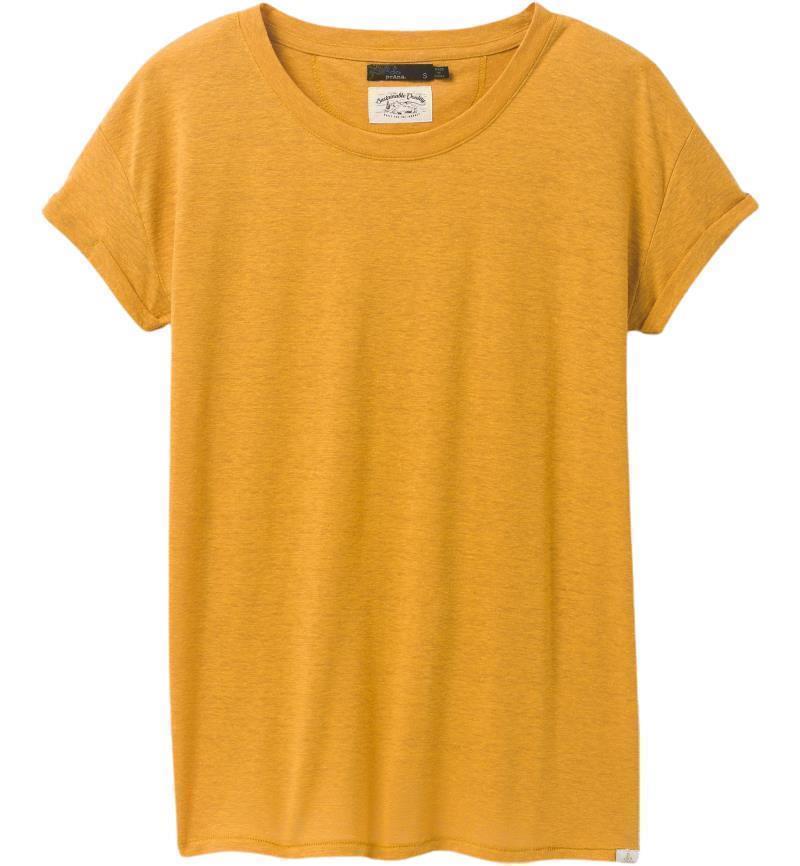 Cozy Up T-Shirt - Womens - golden hour heather 1