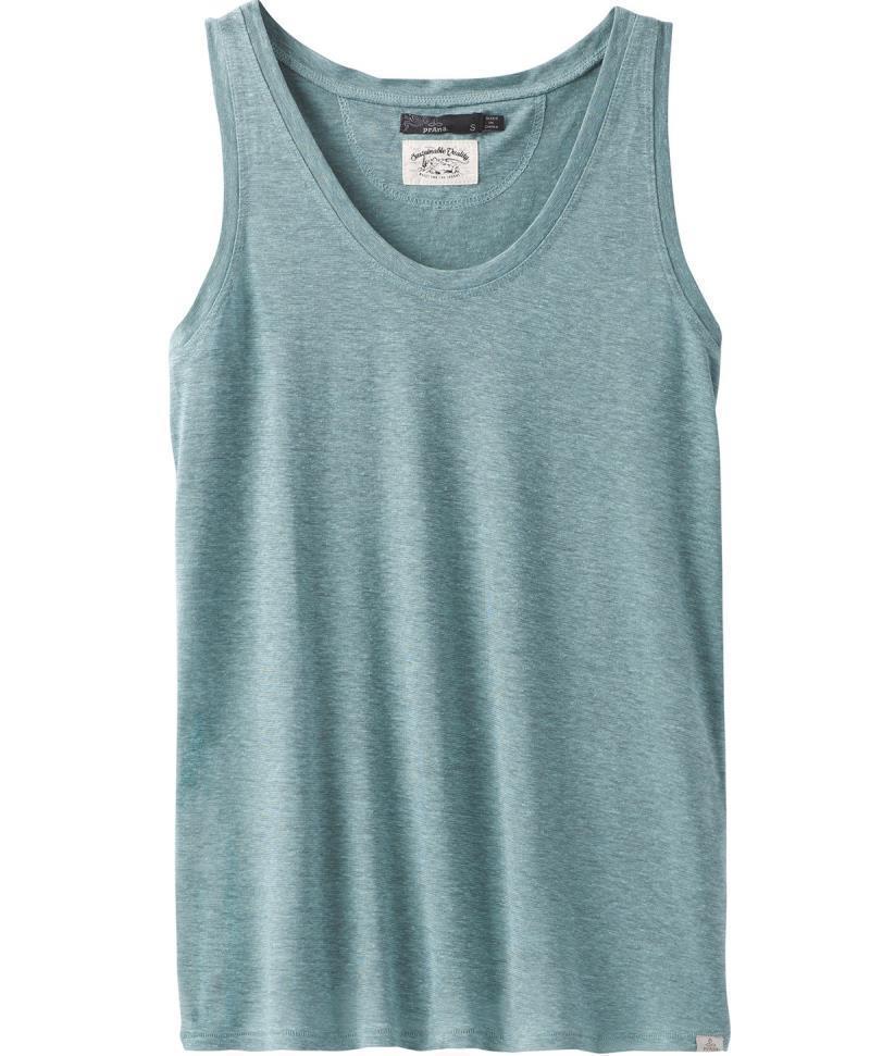 Cozy Up Tank - Womens - Iced Aqua Heather 1
