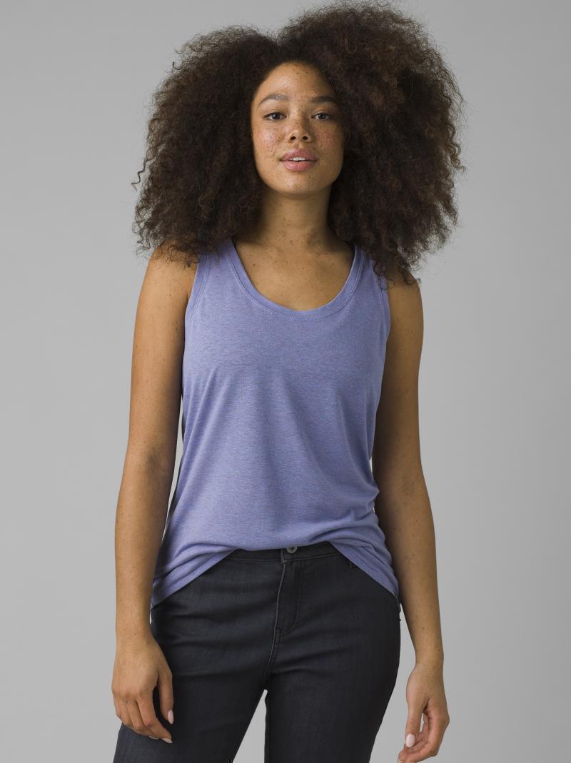 Cozy Up Tank - Womens - Morning Glory Heather 2