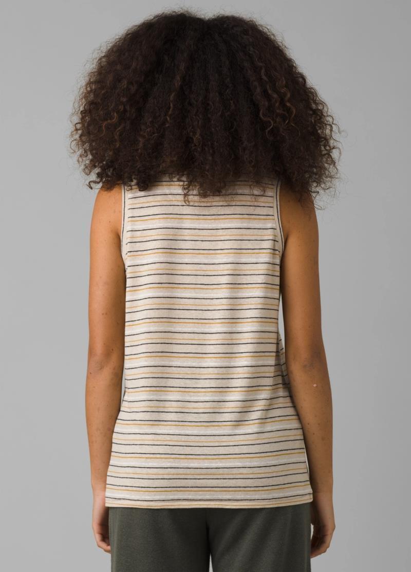 Cozy Up Tank - Womens - Stone Stripe 3