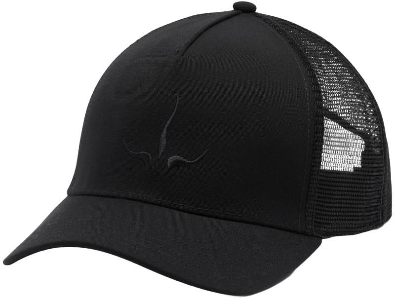 Desert Road Emb Trucker - blackout prana horns 1