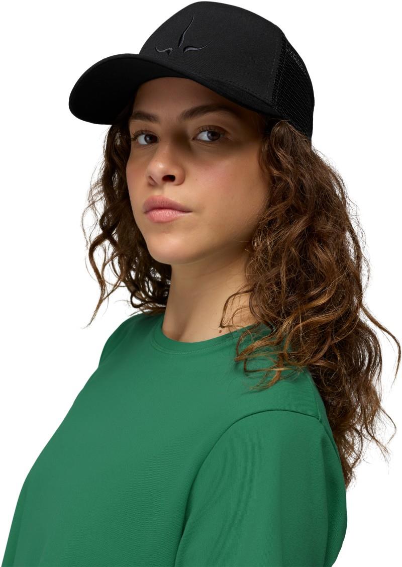 Desert Road Emb Trucker - blackout prana horns 1