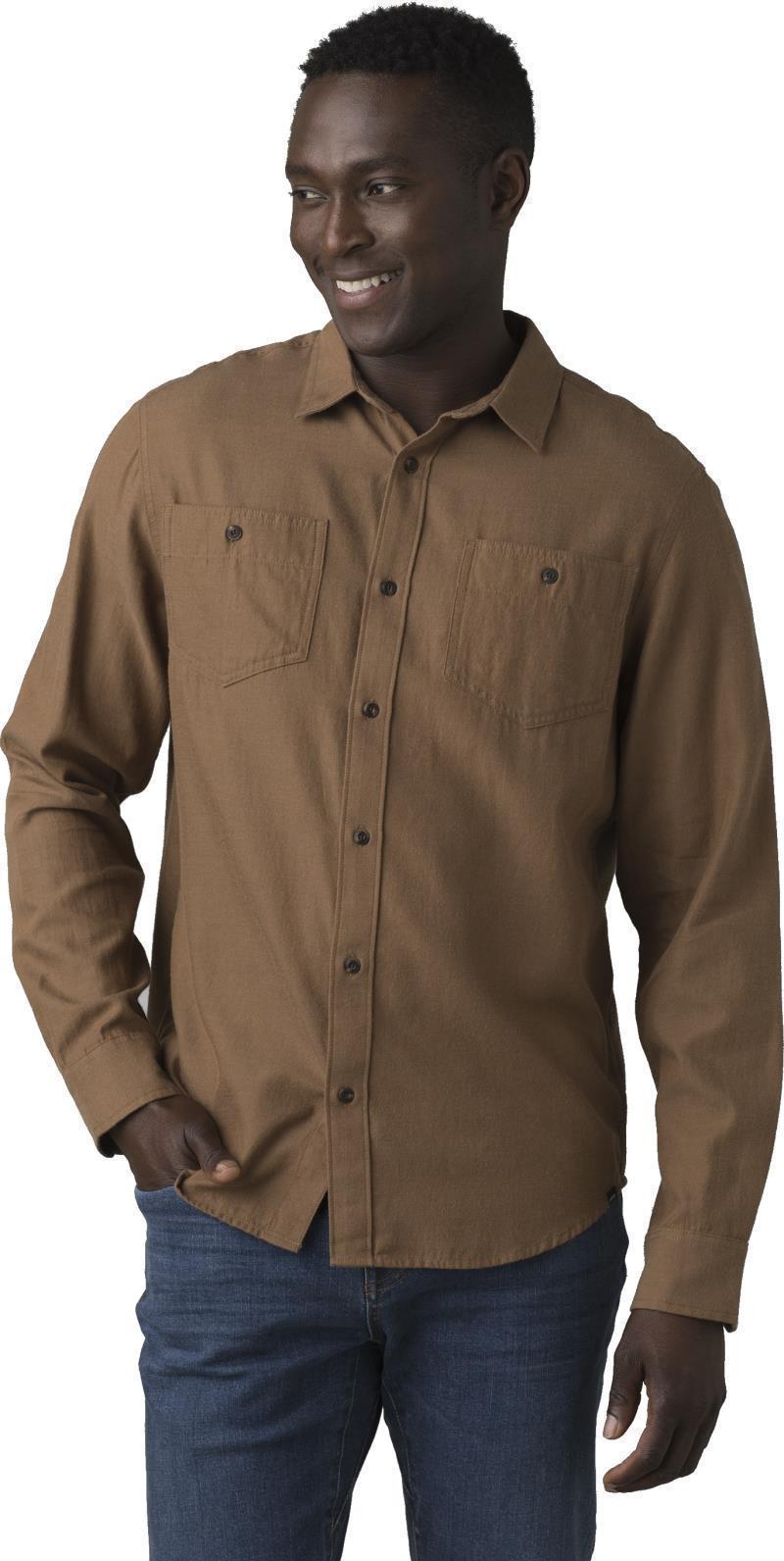 Dolberg Flannel Shirt - Slim - Mens - Sepia Heather 2