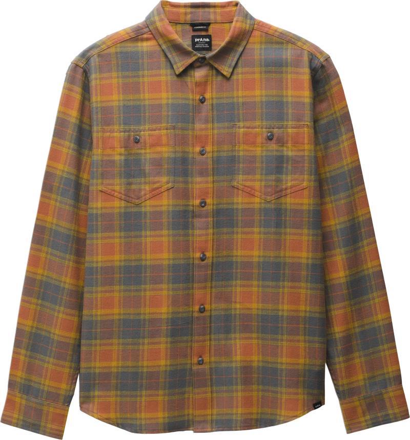 Dolberg Flannel Shirt - Slim - Mens - Terracotta 1