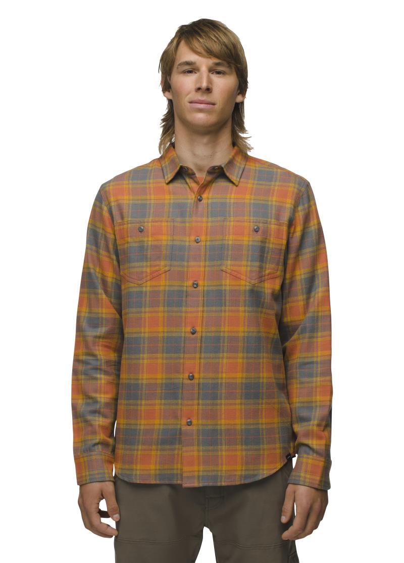 Dolberg Flannel Shirt - Slim - Mens - Terracotta 2