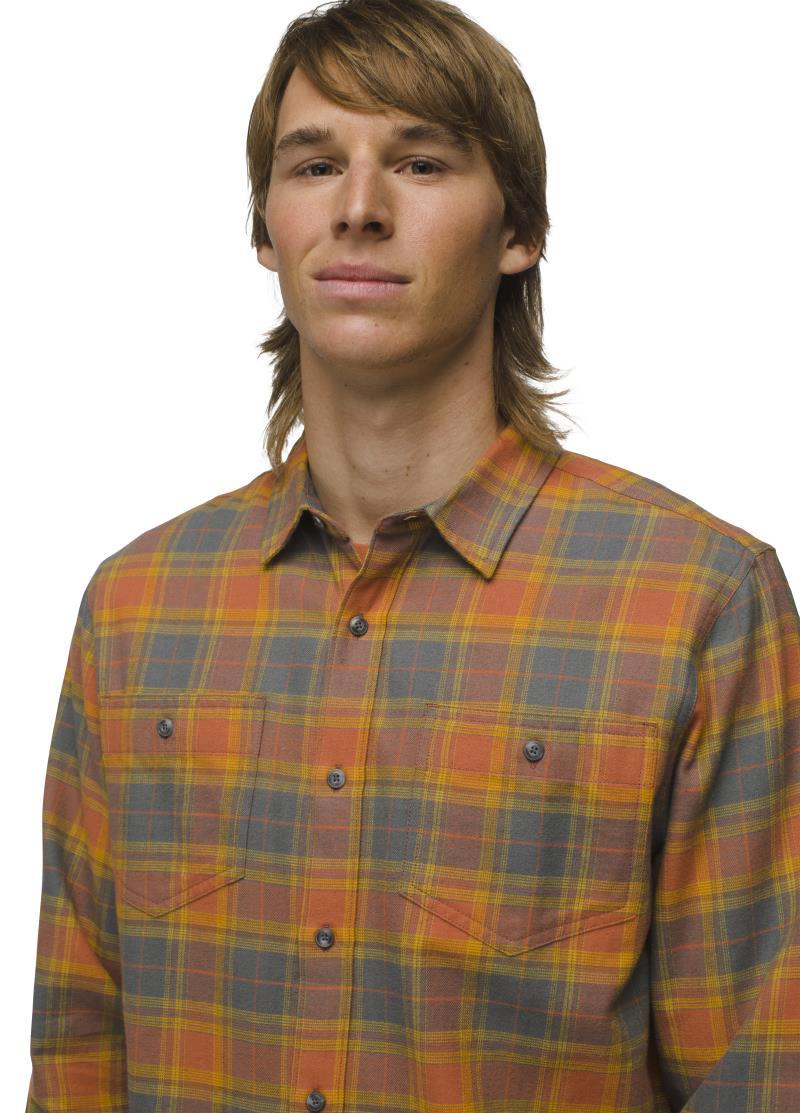 Dolberg Flannel Shirt - Slim - Mens - Terracotta 4