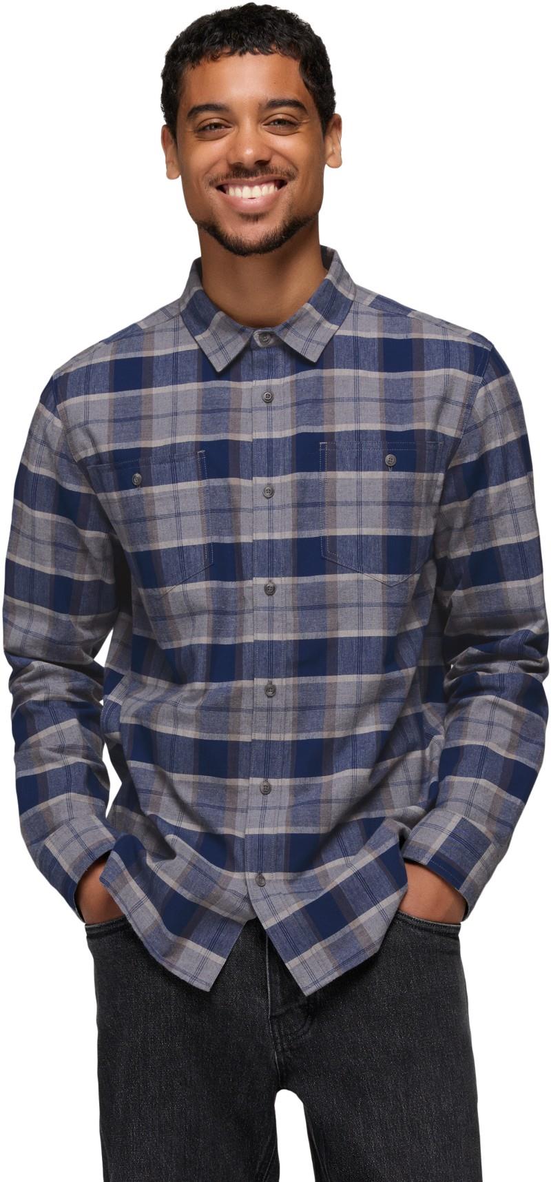 Dolberg Flannel Shirt - Slim - Mens - capulet blue 1