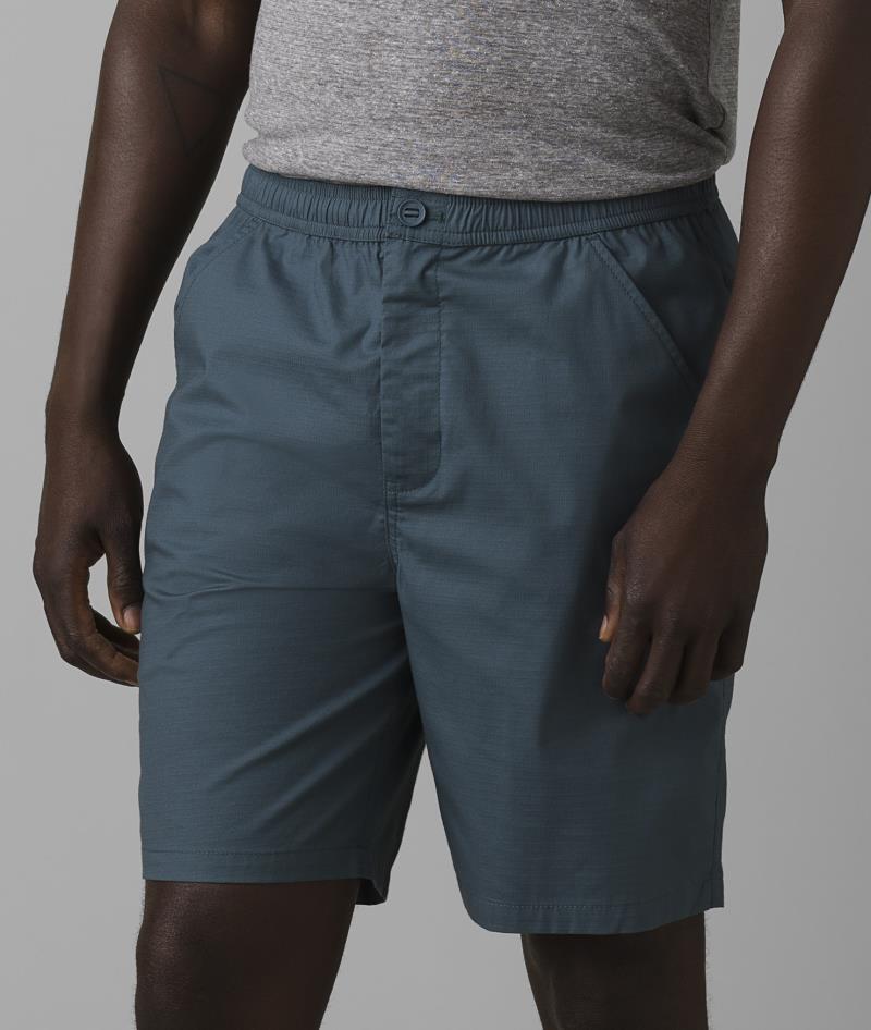 Double Peak E-Waist Shorts, 8" Inseam - Mens - Grey Blue 2