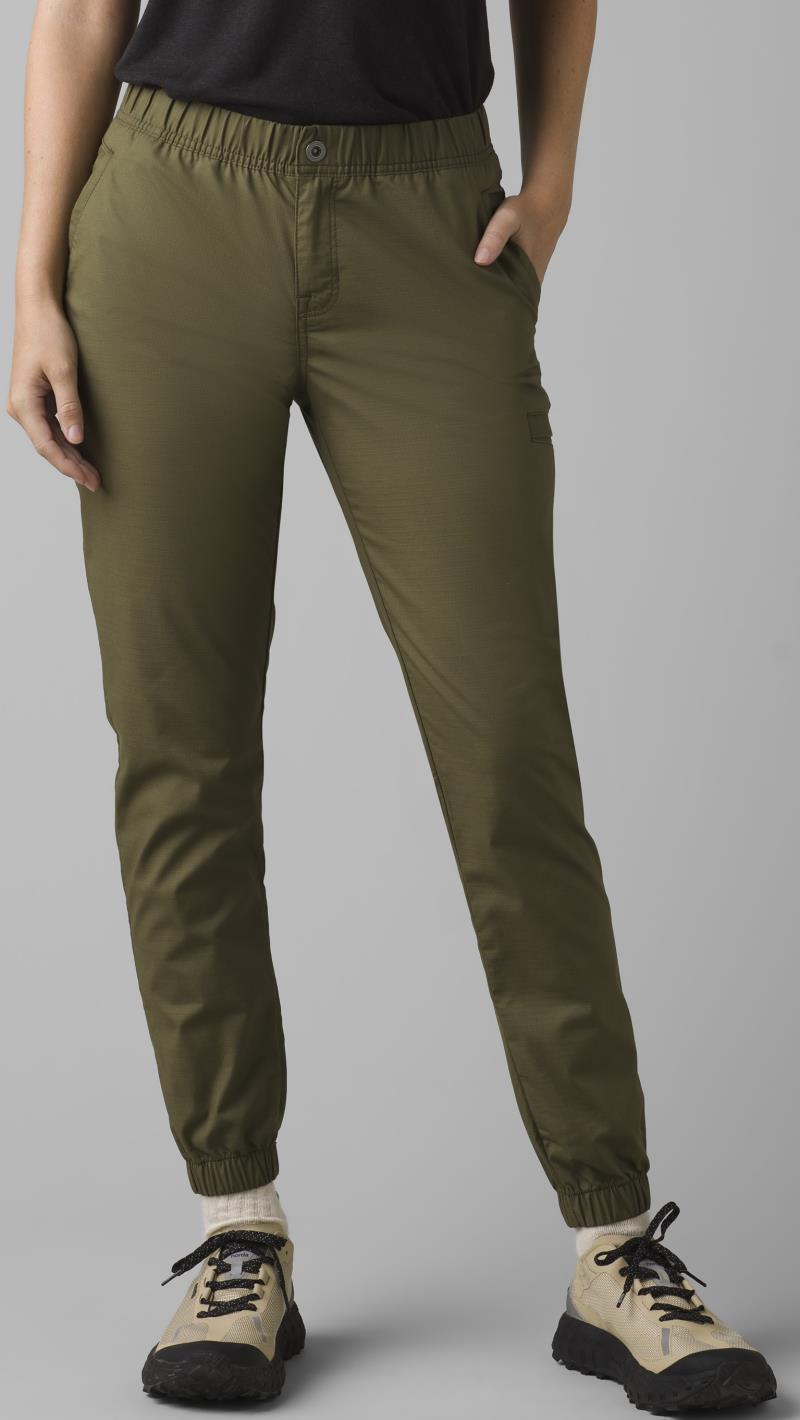 Double Peak Joggers - Womens - Cargo Green 2