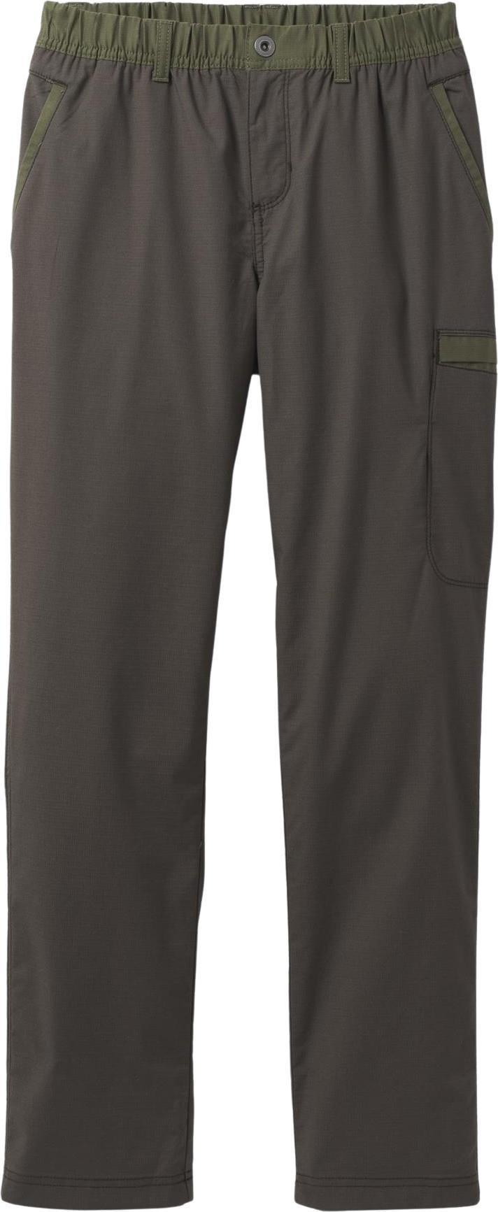 Double Peak Pants, Reg - Womens - Black Olive Block 1