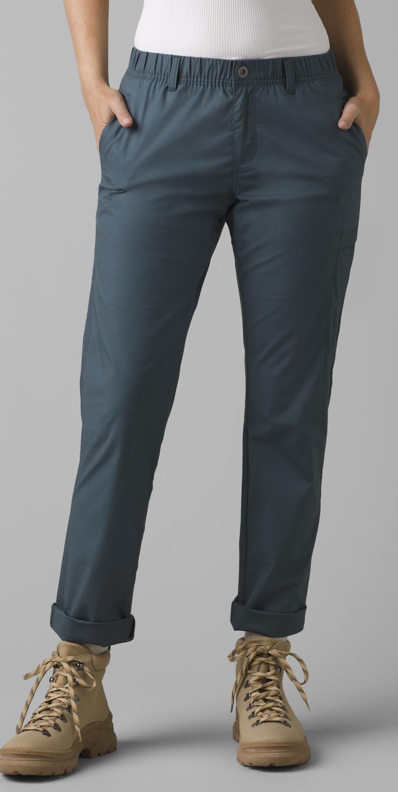 Double Peak Pants, Reg - Womens - Grey Blue 2
