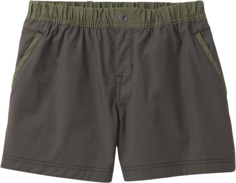 Double Peak Shorts, 5" Inseam - Womens - Black Olive Block 1